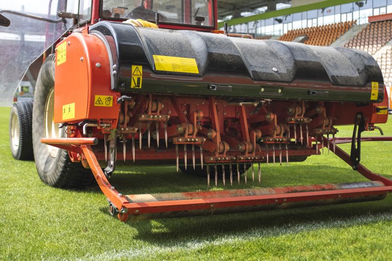 Aeration Equipment in Use